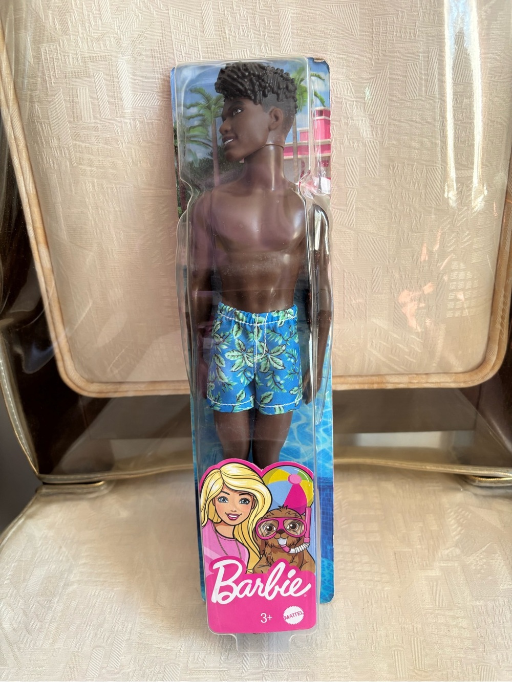 Barbie Ken beach male doll in damaged packaging
